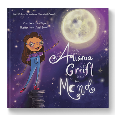 Aliana greift nach dem Mond