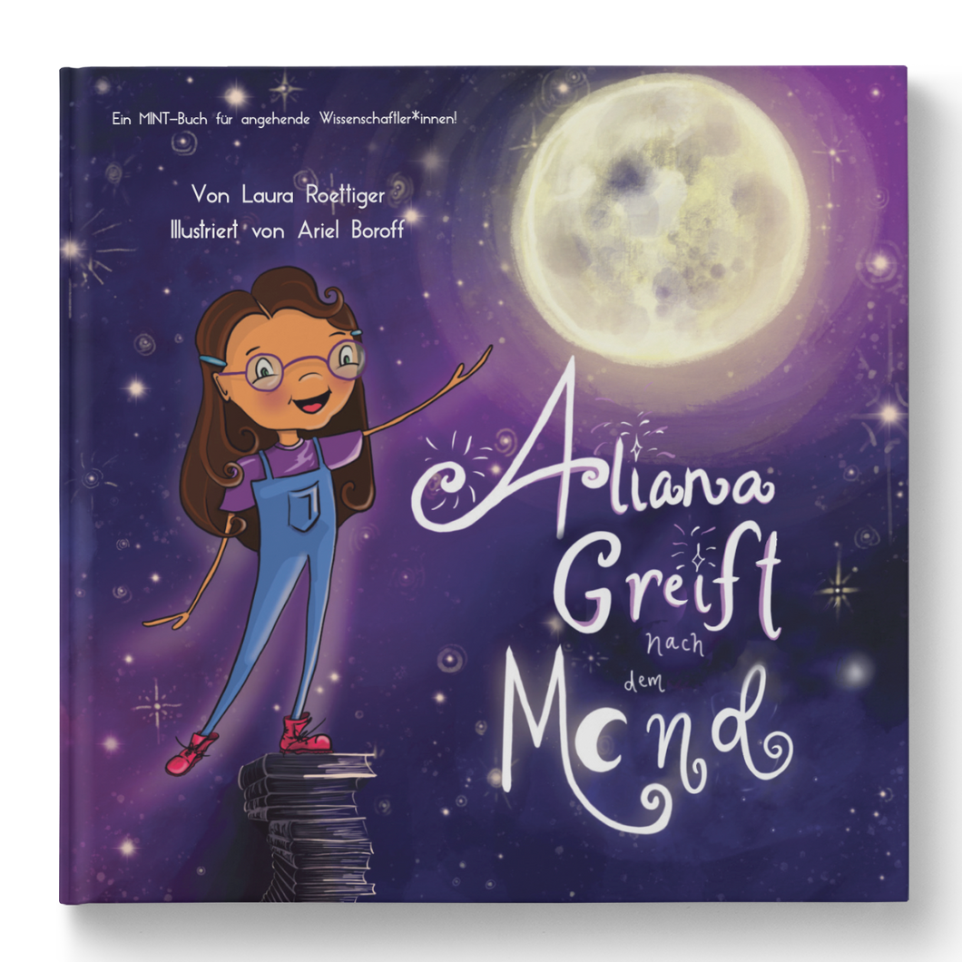 Aliana greift nach dem Mond