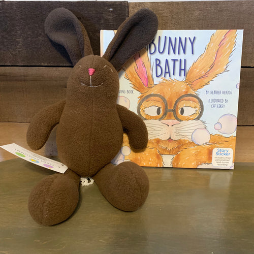 Stuffed Bunny and Book: Bunny Bath